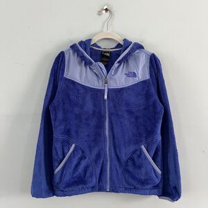 The North Face Oso Hoodie Fleece Periwinkle Purple Girls Full Zip Jacket